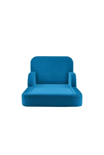 Børneseng Atelier Del Sofa Funbed Enkelt (90 x 90 x 210 cm) Indigo - Indigo - Møbler - Børnemøbler - Børneseng & juniorseng