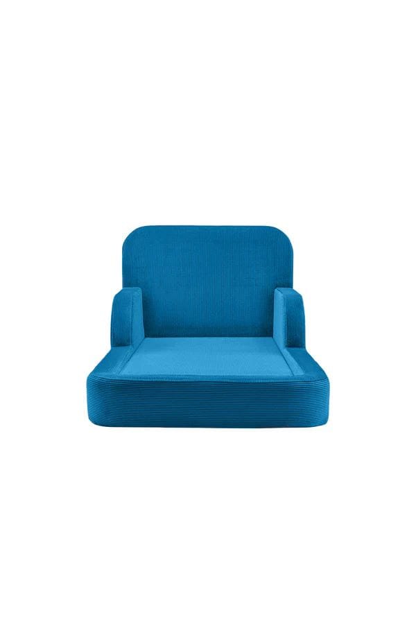 Børneseng Atelier Del Sofa Funbed Enkelt (90 x 90 x 210 cm) Indigo - Indigo - Møbler - Børnemøbler - Børneseng & juniorseng