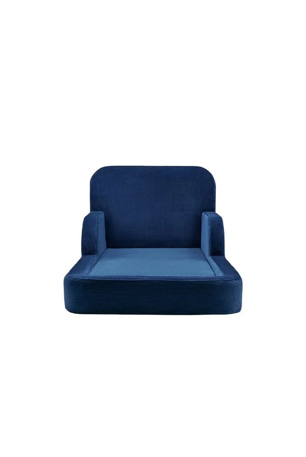 Børneseng Atelier Del Sofa Funbed Enkelt (90 x 90 x 210 cm) Marineblå, Marineblå