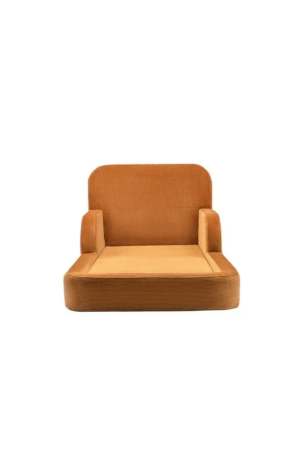 Børneseng Atelier Del Sofa Funbed Enkelt (90 x 90 x 210 cm) Tile Red - Tile Red - Møbler - Børnemøbler - Børneseng & juniorseng