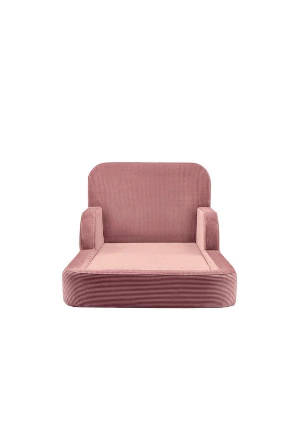 Børneseng Atelier Del Sofa Funbed Enkelt (90 x 90 x 210 cm) Pink - Pink - Møbler - Børnemøbler - Børneseng & juniorseng