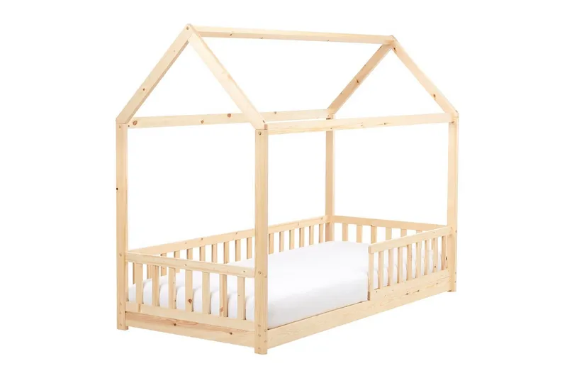 Børneseng Cossaye - Lyst træ - Møbler - Børnemøbler - Børneseng & juniorseng - Husseng