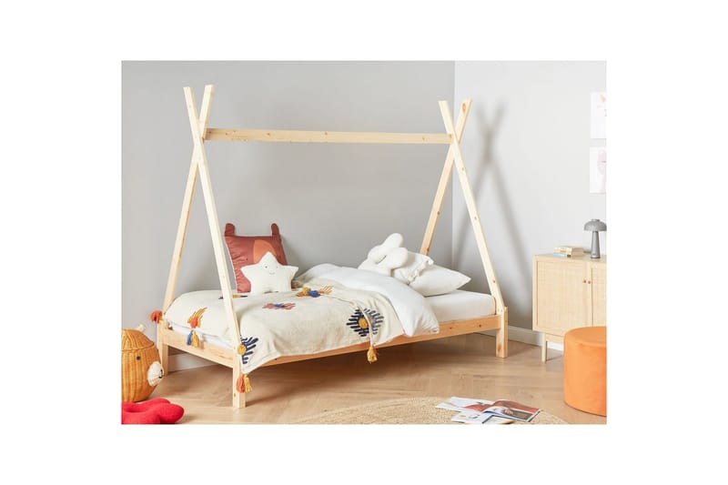 Børneseng Devay - Lyst træ - Møbler - Børnemøbler - Børneseng & juniorseng - Husseng