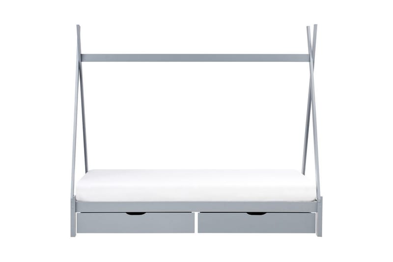 Børneseng med skuffer Devay - Grå - Møbler - Børnemøbler - Børneseng & juniorseng - Husseng