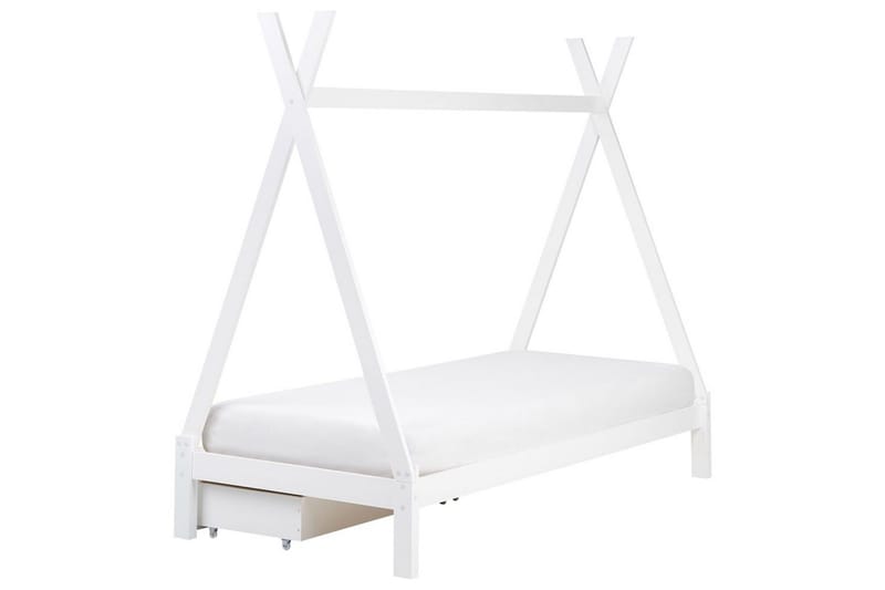 Børneseng med skuffer Devay - Hvid - Møbler - Børnemøbler - Børneseng & juniorseng - Husseng