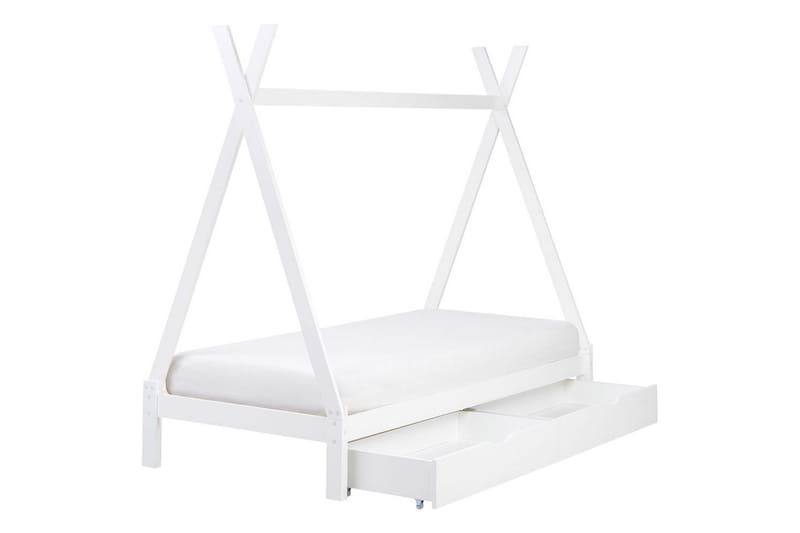 Børneseng med skuffer Devay - Hvid - Møbler - Børnemøbler - Børneseng & juniorseng - Husseng