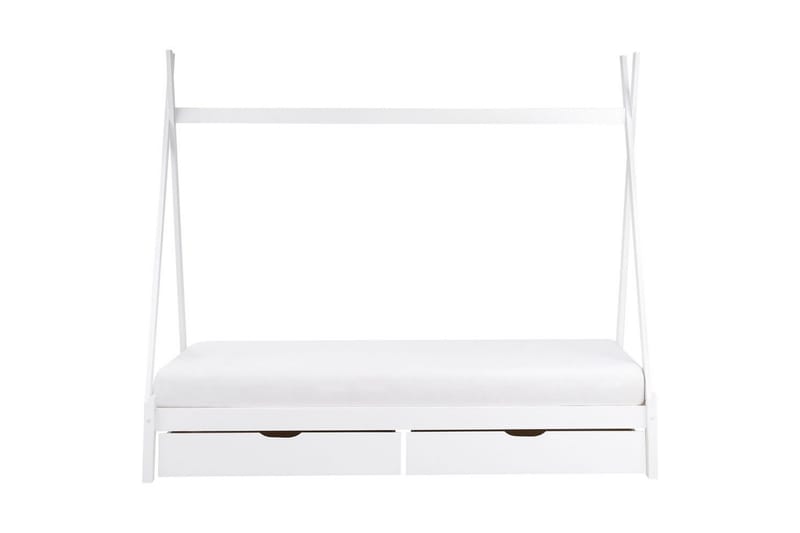 Børneseng med skuffer Devay - Hvid - Møbler - Børnemøbler - Børneseng & juniorseng - Husseng