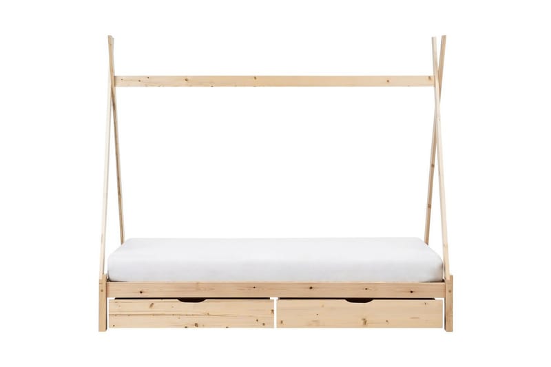 Børneseng med skuffer Devay - Lyst træ - Møbler - Børnemøbler - Børneseng & juniorseng - Husseng