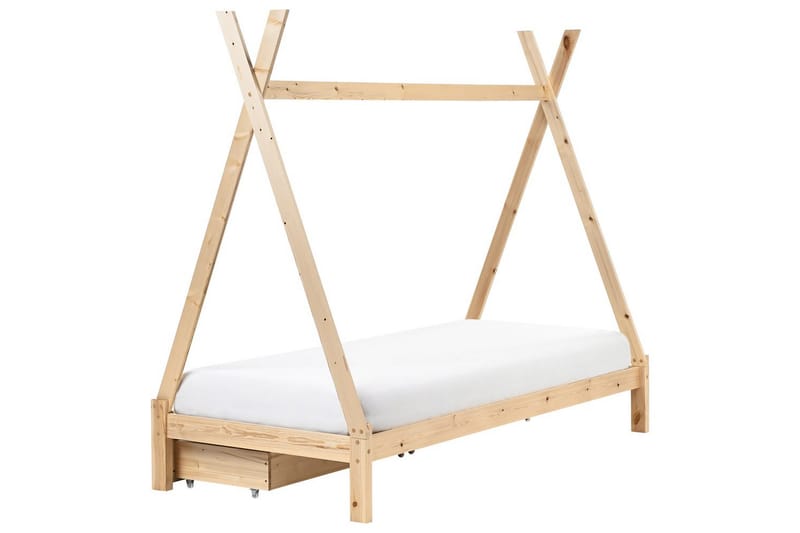 Børneseng med skuffer Devay - Lyst træ - Møbler - Børnemøbler - Børneseng & juniorseng - Husseng