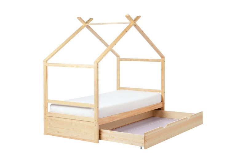 Børneseng Orgeval - Lyst træ - Møbler - Børnemøbler - Børneseng & juniorseng - Husseng