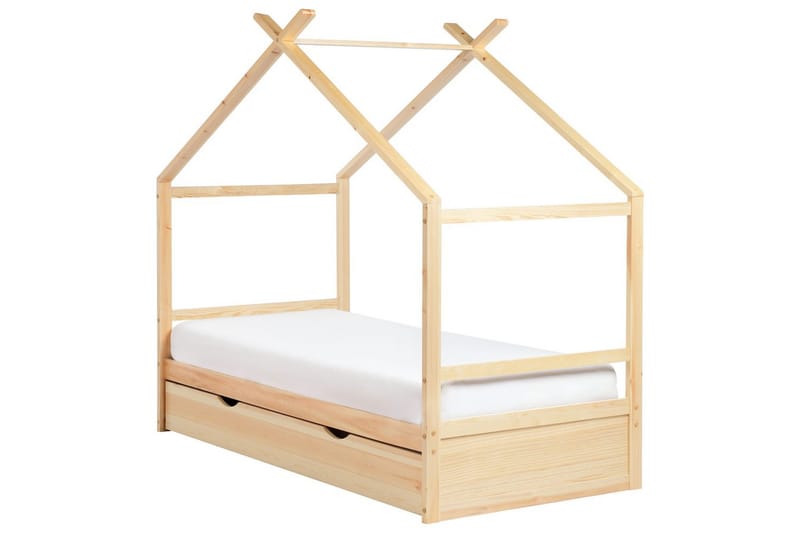Børneseng Orgeval - Lyst træ - Møbler - Børnemøbler - Børneseng & juniorseng - Husseng