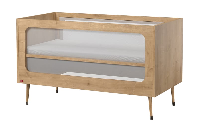 Bosque Tremmeseng 70x140 cm Træ/Natur - VOX - Møbler - Børnemøbler - Børneseng & juniorseng - Tremmeseng