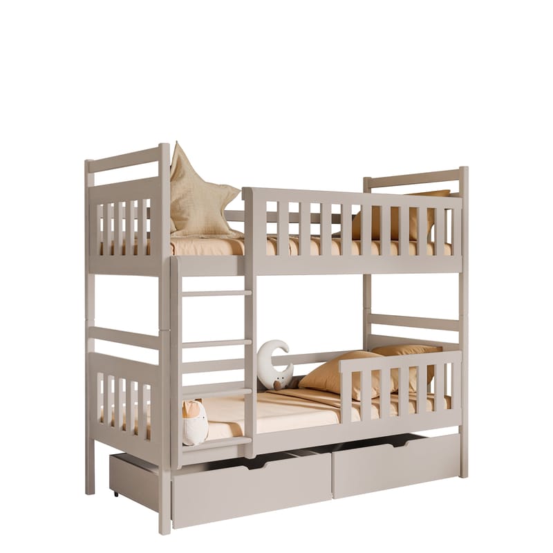 Bridgeorth Køjeseng to sovepladser 90x190 cm, Beige