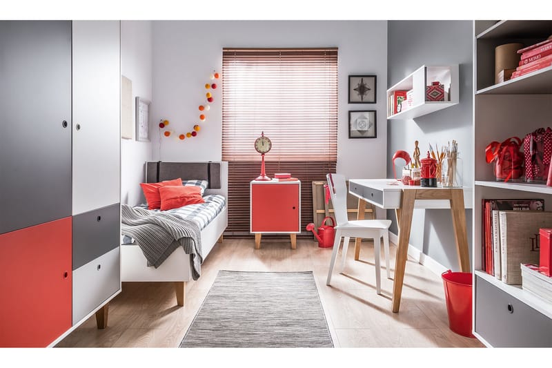 Concept Sengeramme 90x200 cm Hvid/Natur - VOX - Møbler - Børnemøbler - Børneseng & juniorseng