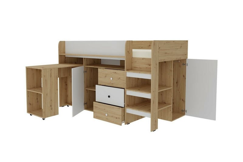 Dunvegan Juniorseng 90x200 cm - Sort - Møbler - Børnemøbler - Børneseng & juniorseng
