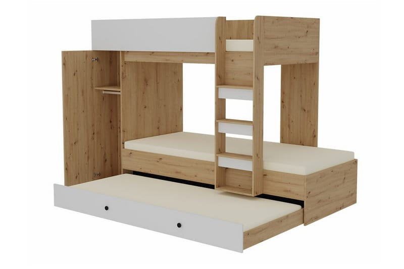 Dunvegan Juniorseng 90x200 cm - Sort - Møbler - Børnemøbler - Børneseng & juniorseng