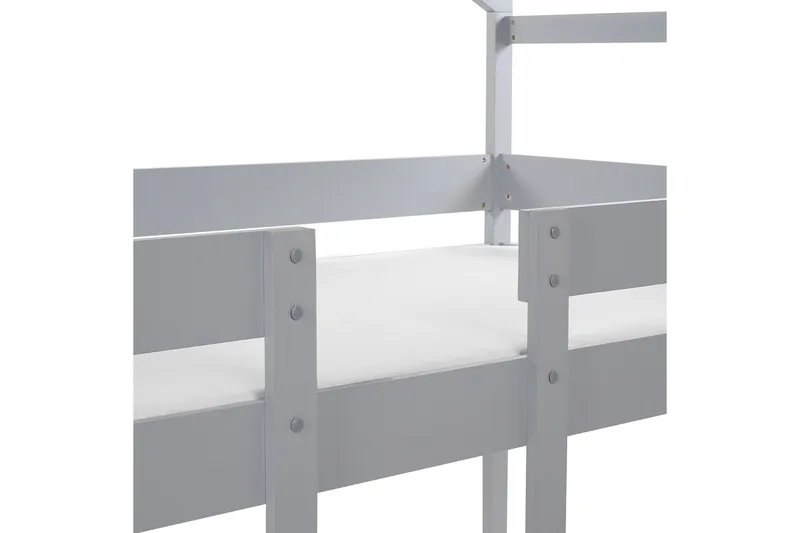 Fallon Køjeseng To Sovepladser 90x200 - Grå - Møbler - Børnemøbler - Børneseng & juniorseng - Køjeseng børn