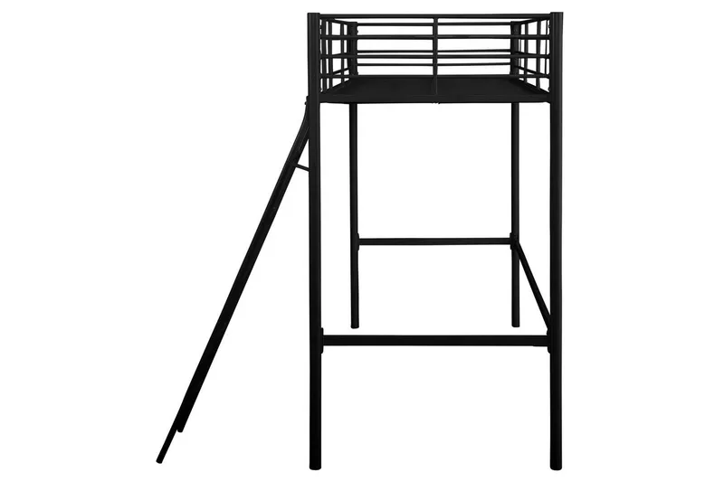 Høj seng Clove Sort - Sort - Møbler - Børnemøbler - Børneseng & juniorseng - Højseng børn