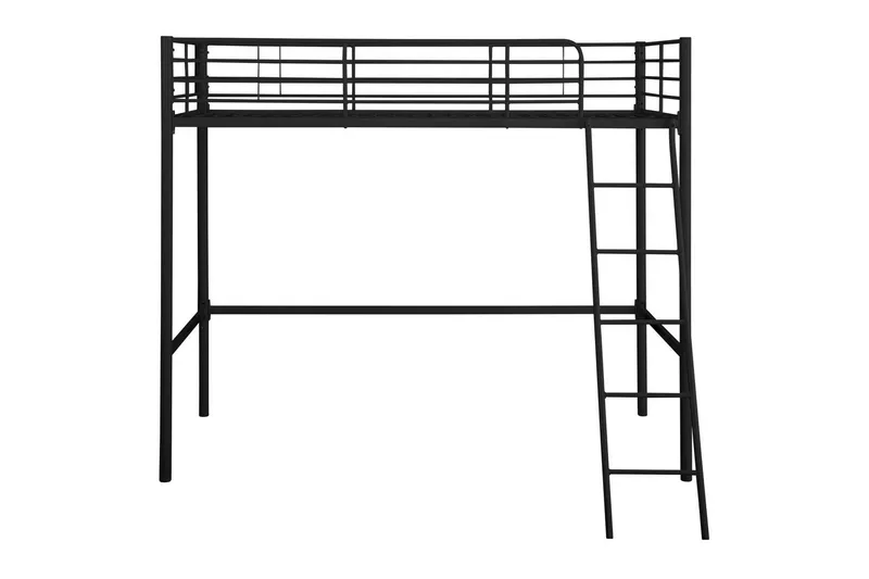 Høj seng Clove Sort - Sort - Møbler - Børnemøbler - Børneseng & juniorseng - Højseng børn
