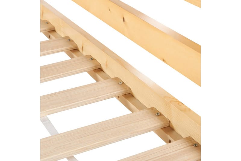 Højseng med skrivebord Loury - Lyst træ - Møbler - Børnemøbler - Børneseng & juniorseng - Højseng børn