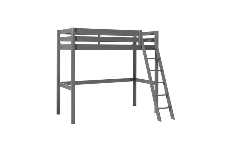 Højsovende hemseseng Pino Grå, 90 x 200 cm - Grå, 90 x 200 cm - Møbler - Børnemøbler - Børneseng & juniorseng - Køjeseng børn