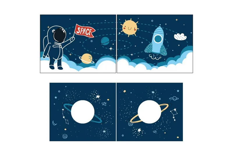 Halvh øj seng med forhæng og rutsjebane Pino Grå, Rumfærge - Grå, Rumfærge - Møbler - Børnemøbler - Børneseng & juniorseng - Højseng børn