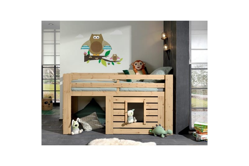 Halvhøj seng Oliver - Møbler - Børnemøbler - Børneseng & juniorseng