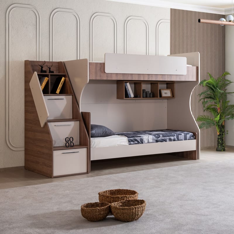 Bunk Bed Homitis - Møbler - Børnemøbler - Børneseng & juniorseng - Husseng