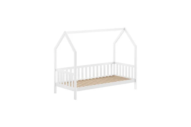 Husseng med Underbed Cabane 90x200 cm Hvid - Hvid - Møbler - Børnemøbler - Børneseng & juniorseng