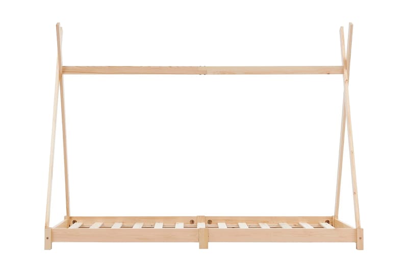 Sengestel Til Husseng 70 X 140 Cm Massivt Fyrretræ - Brun - Møbler - Børnemøbler - Børneseng & juniorseng - Husseng