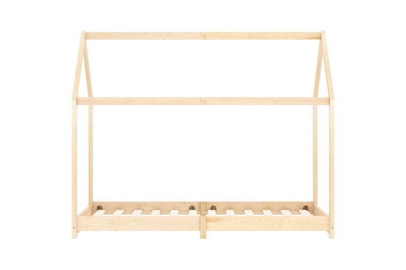 Sengestel Til Husseng 70 X 140 Cm Massivt Fyrretræ - Brun - Møbler - Børnemøbler - Børneseng & juniorseng - Husseng