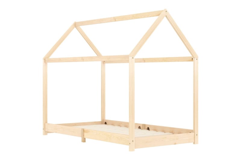 Sengestel Til Husseng 70 X 140 Cm Massivt Fyrretræ - Brun - Møbler - Børnemøbler - Børneseng & juniorseng - Husseng