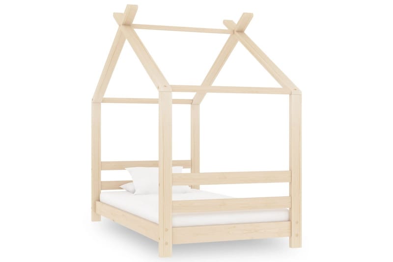 Sengestel Til Husseng 70x140 cm Massivt Fyrretræ - Møbler - Børnemøbler - Børneseng & juniorseng - Husseng