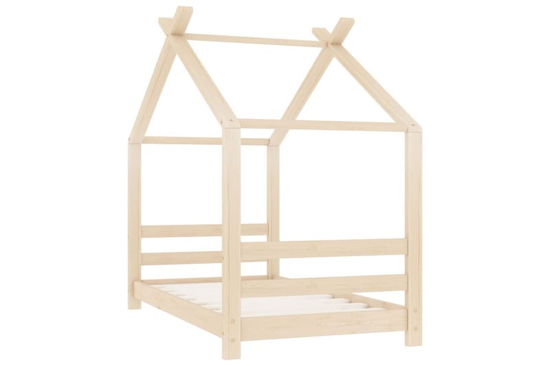 Sengestel Til Husseng 70x140 cm Massivt Fyrretræ - Møbler - Børnemøbler - Børneseng & juniorseng - Husseng