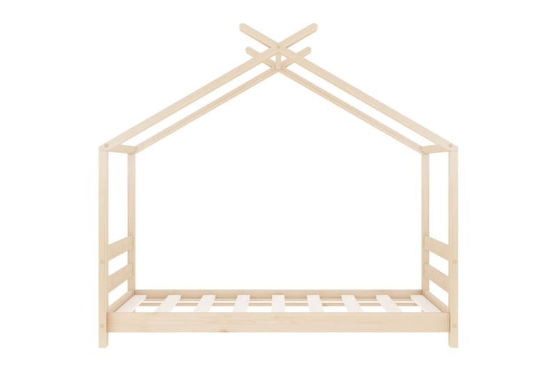 Sengestel Til Husseng 70x140 cm Massivt Fyrretræ - Møbler - Børnemøbler - Børneseng & juniorseng - Husseng
