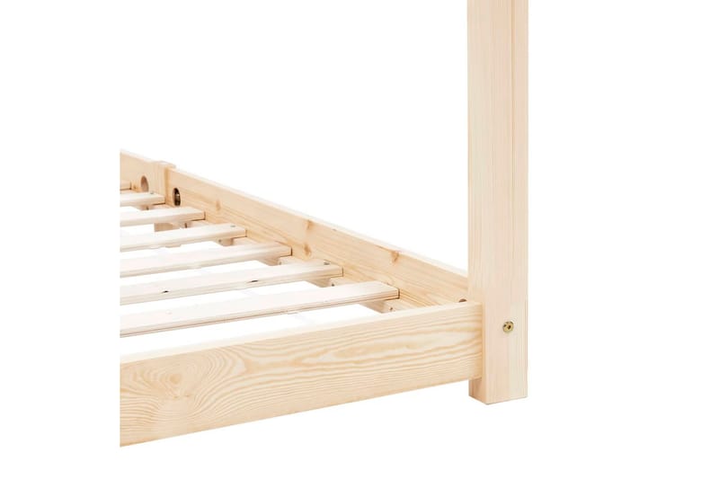 Sengestel Til Husseng 90 X 200 Cm Massivt Fyrretræ - Brun - Møbler - Børnemøbler - Børneseng & juniorseng - Husseng