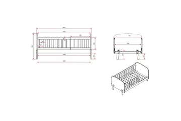 Juniorseng Kiddy - Møbler - Børnemøbler - Børneseng & juniorseng