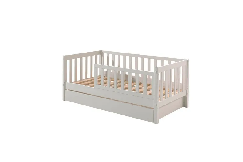 Juniorseng med skuffe Peuterseng Hvid, Hvid