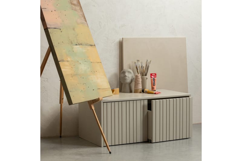 Køjebænk Ny Gravure - Beige - Møbler - Stole & lænestole - Bænke - Entrébænk