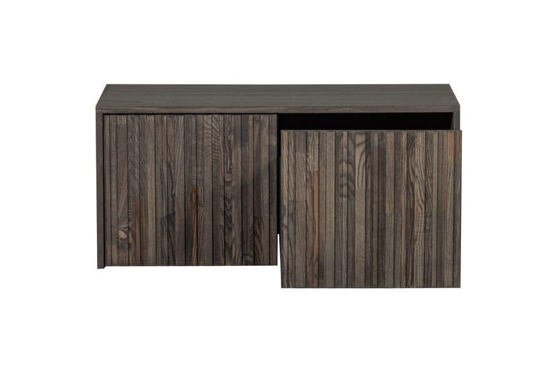 Køjebænk Ny Gravure - Espresso, Askefiner - Møbler - Stole & lænestole - Bænke - Entrébænk