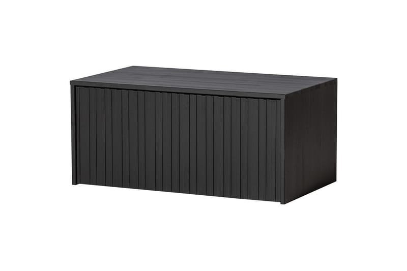 Køjebænk Ny Gravure - Sort, Fyr - Møbler - Stole & lænestole - Bænke - Entrébænk