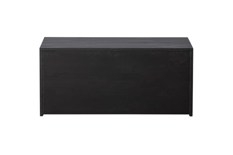 Køjebænk Ny Gravure - Sort, Fyr - Møbler - Stole & lænestole - Bænke - Entrébænk