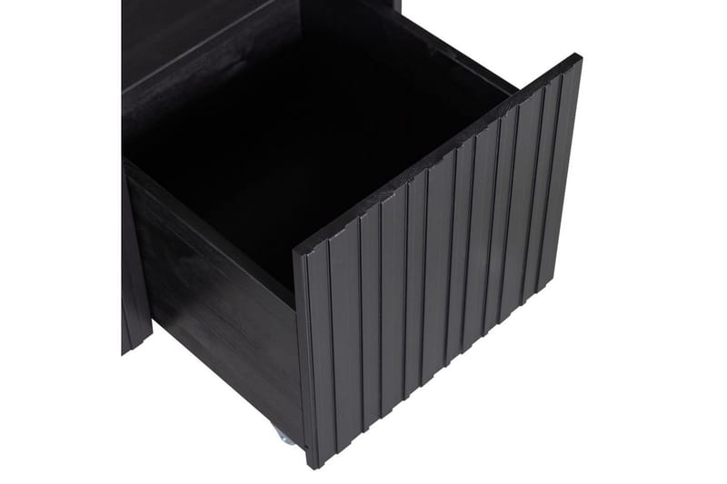 Køjebænk Ny Gravure - Sort, Fyr - Møbler - Stole & lænestole - Bænke - Entrébænk