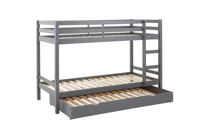 Køjeseng Alpi 208x103x143 cm, Grå - 208x103x143 cm, Grå - Møbler - Børnemøbler - Børneseng & juniorseng - Køjeseng børn
