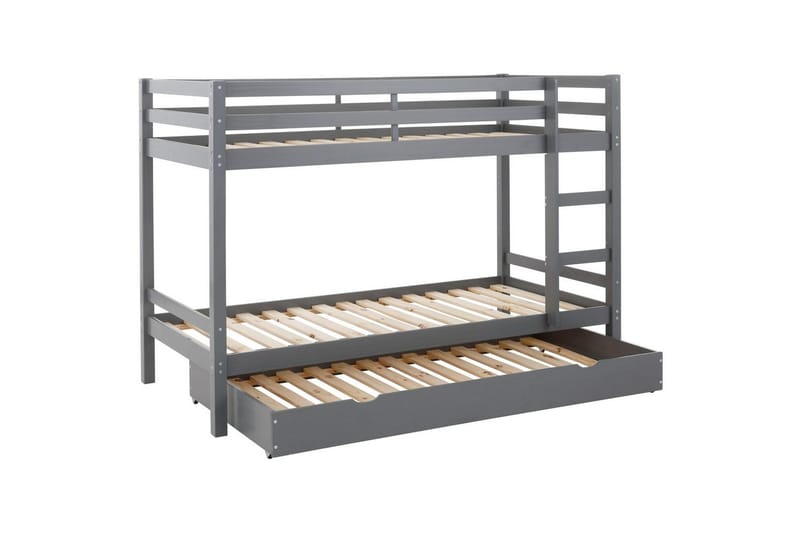 Køjeseng Alpi 208x103x143 cm, Grå - 208x103x143 cm, Grå - Møbler - Børnemøbler - Børneseng & juniorseng - Køjeseng børn