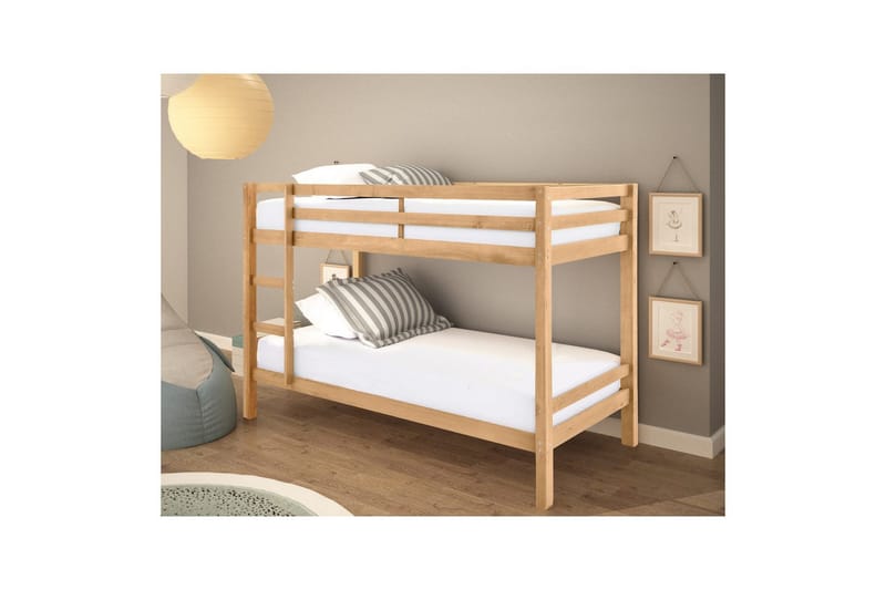 Køjeseng Alpi 208x103x143 cm, St./Voks - 208x103x143 cm, St./Voks - Møbler - Børnemøbler - Børneseng & juniorseng - Køjeseng børn