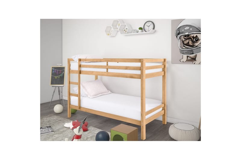 Køjeseng Alpi 208x103x143 cm, St./Voks - 208x103x143 cm, St./Voks - Møbler - Børnemøbler - Børneseng & juniorseng - Køjeseng børn