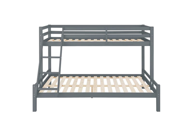 Køjeseng Alpi 280x142x143 cm, Grå - 280x142x143 cm, Grå - Møbler - Børnemøbler - Børneseng & juniorseng - Køjeseng børn