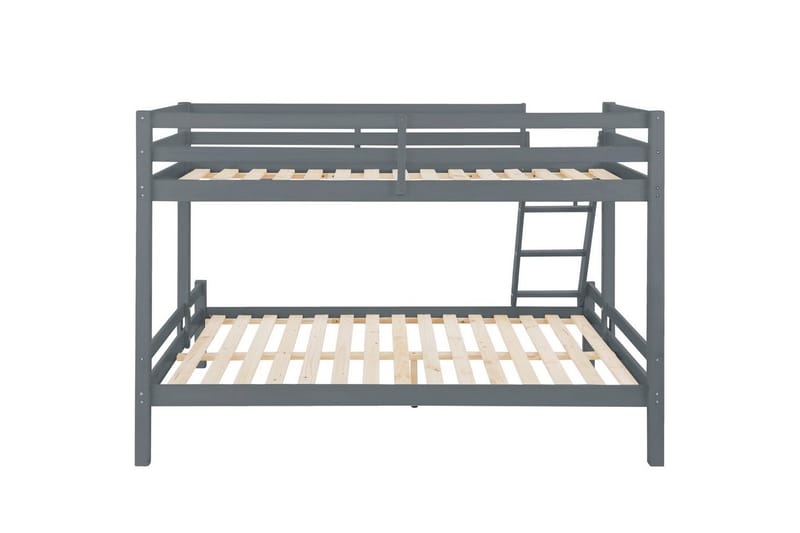 Køjeseng Alpi 280x142x143 cm, Grå - 280x142x143 cm, Grå - Møbler - Børnemøbler - Børneseng & juniorseng - Køjeseng børn