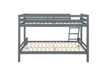 Køjeseng Alpi 280x142x143 cm, Grå - 280x142x143 cm, Grå - Møbler - Børnemøbler - Børneseng & juniorseng - Køjeseng børn